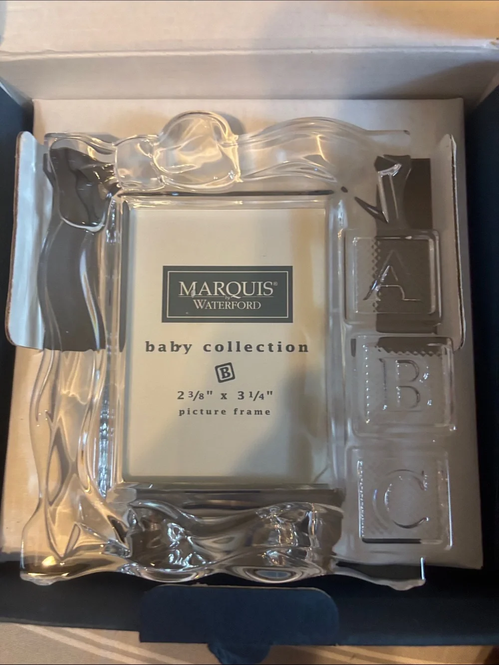 NWT MARQUIS BY WATERFORD BABY COLLECTION ABC BLOCKS PICTURE FRAME